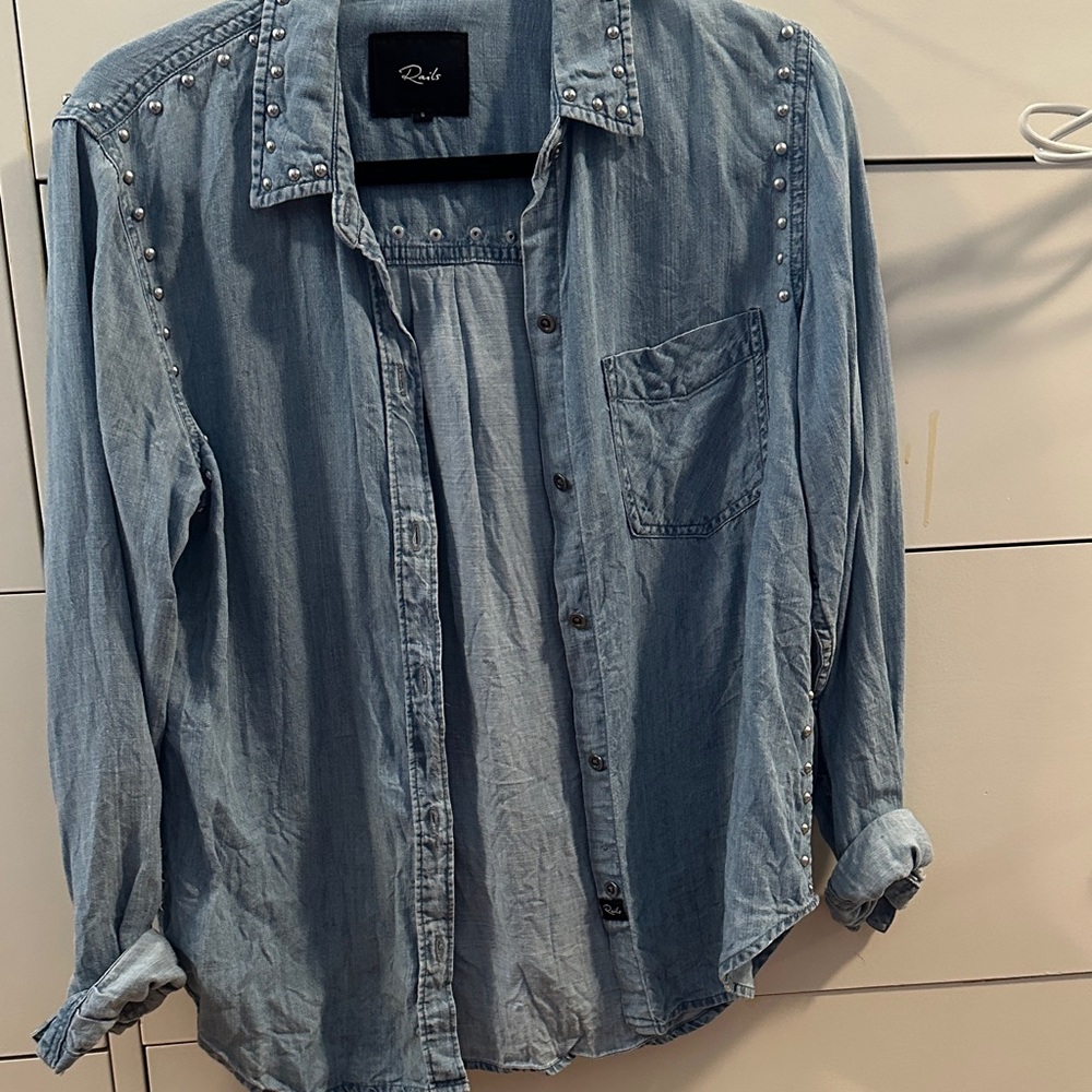 Rails Denim Blue Shirt